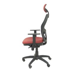 Офисный стул с подголовником Jorquera malla Piqueras y Crespo NSPGRAC, тёмно-бордовый цена и информация | Офисные кресла | pigu.lt