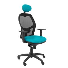 Ofiso kėdė su atrama galvai Jorquera malla Piqueras y Crespo SNSPVEC, žalia kaina ir informacija | Biuro kėdės | pigu.lt