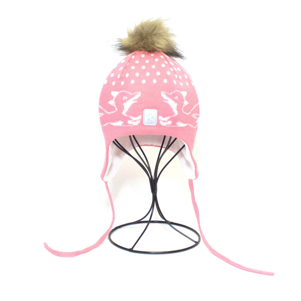 Šilta kepurė mergaitei Reima, rožinė kaina ir informacija | Žiemos drabužiai vaikams | pigu.lt