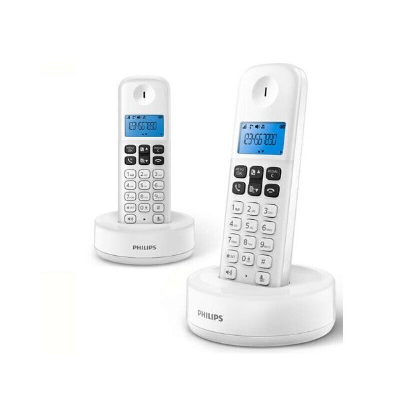 Philips D1612W, baltas цена и информация | Stacionarūs telefonai | pigu.lt