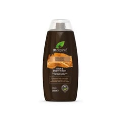 Kūno ir plaukų prausiklis Dr.Organic Ginseng Hair & Body Wash, vyrams, 250 ml kaina ir informacija | Dr. Organic Kvepalai, kosmetika | pigu.lt