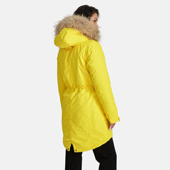 Huppa женская зимняя парка с натуральным мехом VIVIAN 1, желтая цена и информация | Женские куртки | pigu.lt