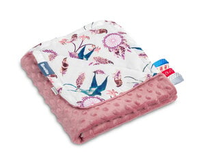 Sensillo одеяло для младенцев Птицы 75 x 100 cm, розовый цена и информация | Одеяла | pigu.lt