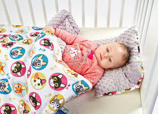 Sensillo детское одеяло + подушка, розовый зайчик цена и информация | Одеяла | pigu.lt