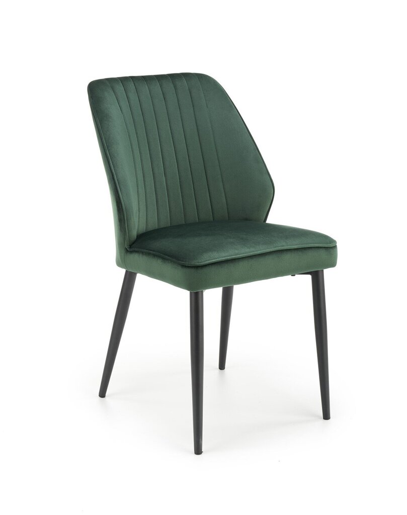4-ių kėdžių komplektas Halmar K432, žalias kaina ir informacija | Virtuvės ir valgomojo kėdės | pigu.lt