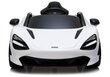 Vienvietis vaikiškas elektromobilis McLaren 720S, baltas цена и информация | Elektromobiliai vaikams | pigu.lt