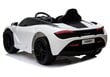 Vienvietis vaikiškas elektromobilis McLaren 720S, baltas kaina ir informacija | Elektromobiliai vaikams | pigu.lt