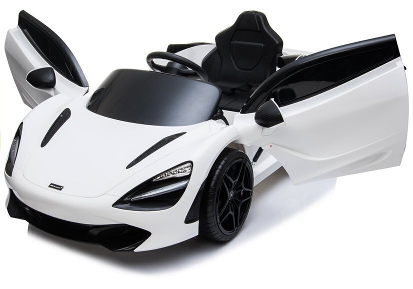 Vienvietis vaikiškas elektromobilis McLaren 720S, baltas цена и информация | Elektromobiliai vaikams | pigu.lt