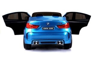 Vienvietis vaikiškas elektromobilis BMW X6M, mėlynas kaina ir informacija | Elektromobiliai vaikams | pigu.lt