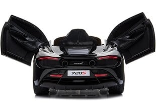 Vienvietis vaikiškas elektromobilis McLaren 720S, juodas kaina ir informacija | Elektromobiliai vaikams | pigu.lt