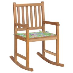 Supama kėdė su lapų raštų pagalvėle kaina ir informacija | Svetainės foteliai | pigu.lt