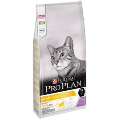 Purina Pro Plan Opti Light suaugusioms, antsvorio turinčioms katėms su kalakutiena, 10 kg kaina ir informacija | Sausas maistas katėms | pigu.lt