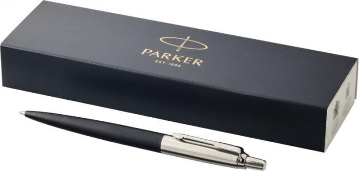 Parker Jotter tušinukas, Bond Street Black su chromo apdaila, vidutinio taško цена и информация | Verslo dovanos | pigu.lt