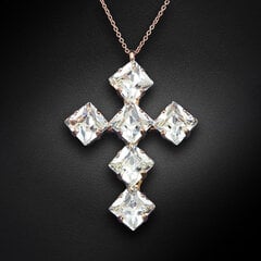 Kaklo papuošalas moterims DiamondSky Uni su Swarovski kristalais kaina ir informacija | Kaklo papuošalai | pigu.lt
