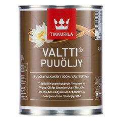 Aliejus medžiui Tikkurila Valtti Puuoljy EC 0.9 l kaina ir informacija | Tikkurila Santechnika, remontas, šildymas | pigu.lt