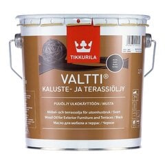 Aliejus-dažai medienai Tikkurila Valtti Kaluste 2.7l, rudos spalvos цена и информация | Импрегнанты, средства для ухода | pigu.lt