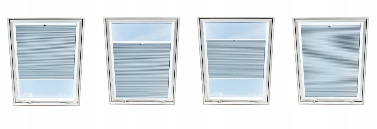 Klostuota užuolaidėlė stoginiam langui Velux, 94x140 cm, Balta B-301000 kaina ir informacija | Roletai | pigu.lt