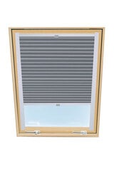 Klostuota užuolaidėlė stoginiam langui Velux, 94x140 cm, Pilka B-308000 kaina ir informacija | Roletai | pigu.lt