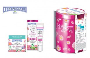 Dovanų rinkinys I Provenzali Rosa Mosqueta: veido kremas 50 ml + paakių kremas 15 ml kaina ir informacija | Veido kremai | pigu.lt