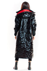 Женское пальто, черное 907130452 цена и информация | Женские куртки | pigu.lt