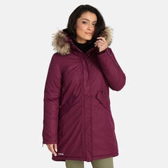 Huppa женская зимняя парка с натуральным мехом VIVIAN, бордовый 907143831 цена и информация | Женские куртки | pigu.lt