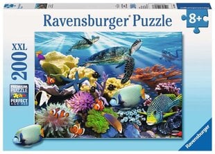 Пазл Ravenburger 200 шт океанские черепахи цена и информация | Пазлы | pigu.lt