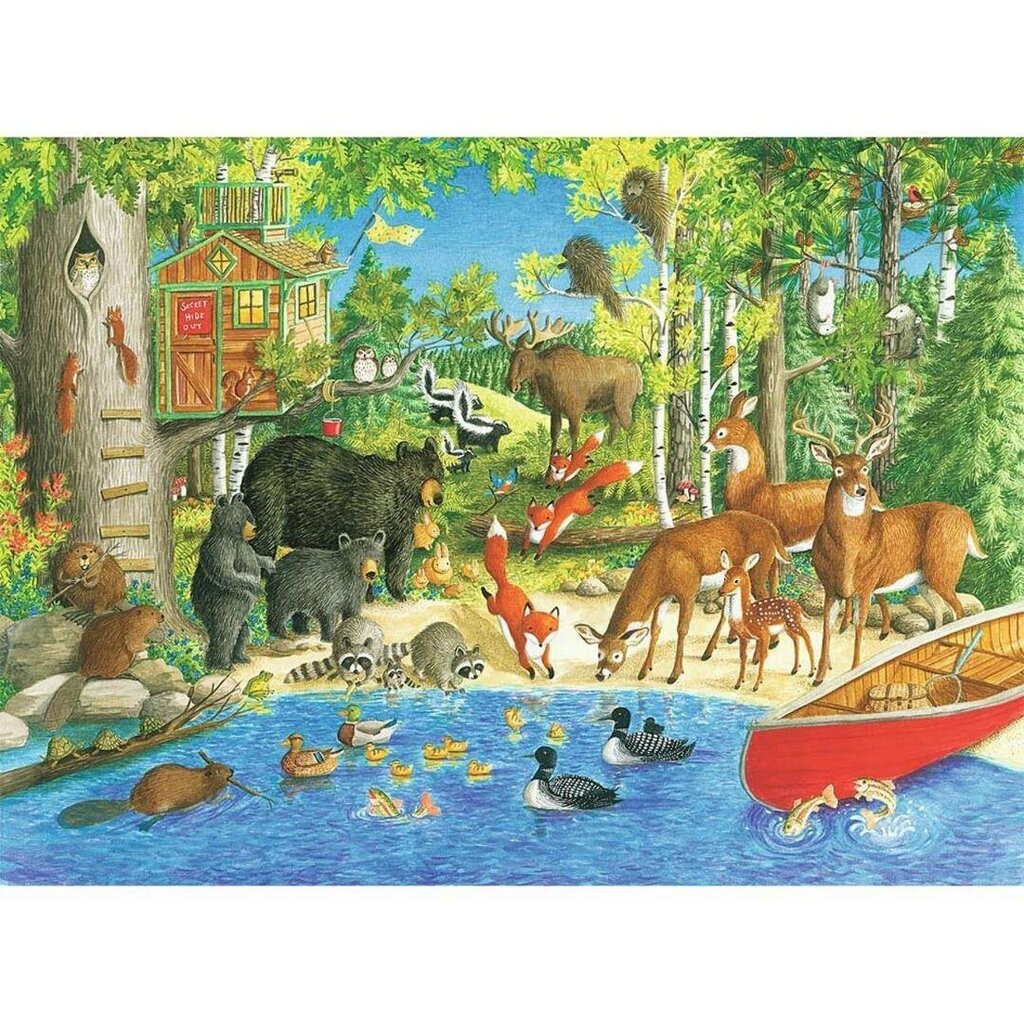 Dėlionė 200 vienetų, Gyvūnų gyvenimas, Ravensburger цена и информация | Dėlionės (puzzle) | pigu.lt