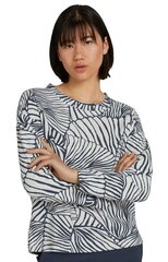 Tom Tailor женская блузка 907164781, белая/синяя цена и информация | Женские блузки, рубашки | pigu.lt