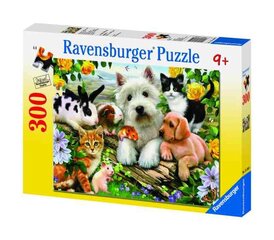 Ravensburger пазл 300 шт. Счастливые животные цена и информация | Пазлы | pigu.lt