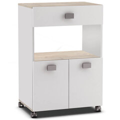 Кухонный шкаф Romarin, белый/акация цена и информация | Шкафы | pigu.lt