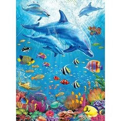 Dėlionė Delfinai Ravensburger, 100d. kaina ir informacija | Dėlionės (puzzle) | pigu.lt