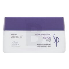 Wella System Professional Repair Mask 200ml kaina ir informacija | Priemonės plaukų stiprinimui | pigu.lt