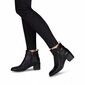 Tamaris moteriški odiniai aulinukai su kulnais, juodi 907141013 kaina ir informacija | Aulinukai, ilgaauliai batai moterims | pigu.lt