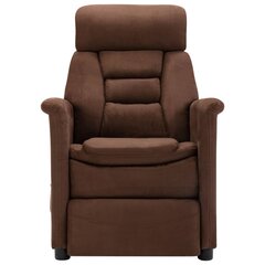 Elektrinis masažinis krėslas, rudas kaina ir informacija | Svetainės foteliai | pigu.lt