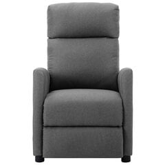 Elektrinis atlošiamas masažinis krėslas, šviesiai pilkas kaina ir informacija | Svetainės foteliai | pigu.lt