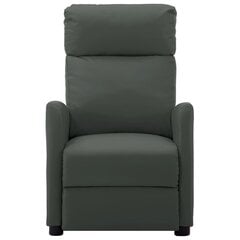 Elektrinė atlošiama masažinė kėdė, pilka цена и информация | Кресла в гостиную | pigu.lt