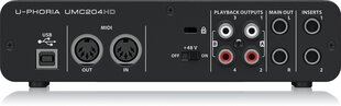 Behringer UMC204HD цена и информация | Звуковые карты | pigu.lt