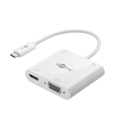 Goobay 52418 kaina ir informacija | Adapteriai, USB šakotuvai | pigu.lt