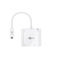 Goobay USB-C multiport adapter HDMI + VG цена и информация | Адаптеры, USB-разветвители | pigu.lt