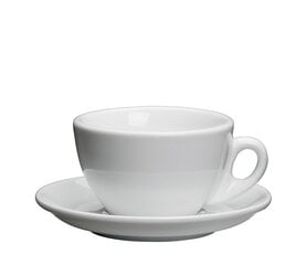 Cilio puodelis kavai su lėkštute, 100 ml, rudas kaina ir informacija | Taurės, puodeliai, ąsočiai | pigu.lt
