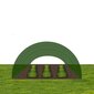 Tinklas sodui ir tvoroms Springos, 140 g/m2, 1,5 x 50 m, žalias kaina ir informacija | Tvoros ir jų priedai | pigu.lt