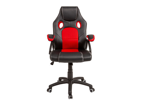 Žaidimų kėdė Brw Prosper, juoda/raudona kaina ir informacija | Biuro kėdės | pigu.lt