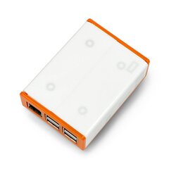 Raspberry Pi dėklas su Flick Hat, balta-oranžinė kaina ir informacija | Atviro kodo elektronika | pigu.lt