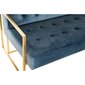 Sofa DKD Home Decor, mėlyna, 128 x 70 x 76 cm kaina ir informacija | Sofos | pigu.lt