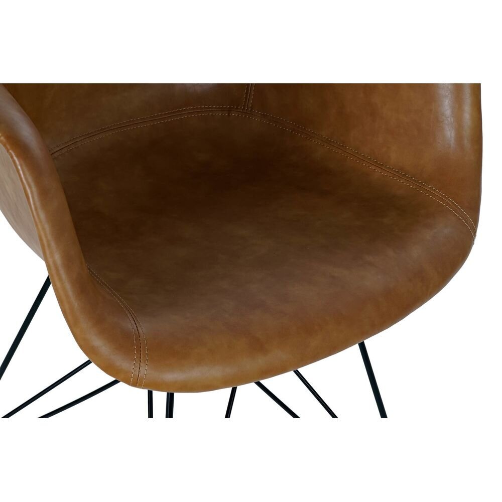 Kėdė DKD Home Decor, juoda/ruda kaina ir informacija | Virtuvės ir valgomojo kėdės | pigu.lt