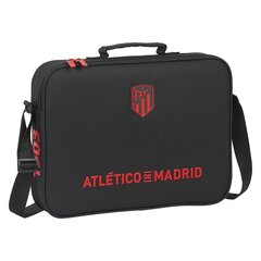 Школьный портфель Atlético Madrid Чёрный (38 x 28 x 6 cm) цена и информация | Рюкзаки, сумки, чехлы для компьютеров | pigu.lt