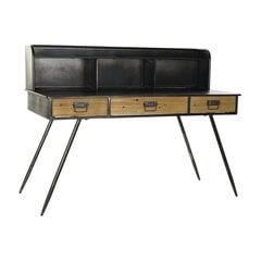 Rašomasis stalas DKD Home Decor, Metalas/Medžio MDF, (135 x 60 x 102 cm), juoda kaina ir informacija | Kompiuteriniai, rašomieji stalai | pigu.lt