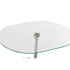 Боковой столик DKD Home Decor, Алюминий, Стекло (54 х 39 х 57 см). цена и информация | Журнальные столы | pigu.lt