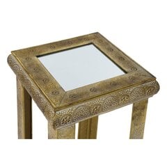 Šoninis stalas DKD Home Decor, Metalas/Veidrodis, (32 x 32 x 65 cm) kaina ir informacija | Kavos staliukai | pigu.lt