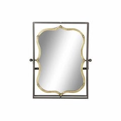 Настенное зеркало DKD Home Decor Чёрный Металл Позолоченный (51.5 x 12 x 65 cm) цена и информация | Зеркала | pigu.lt